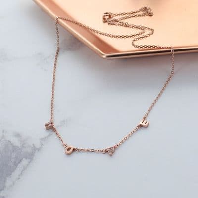 Hope Rose Gold Necklace