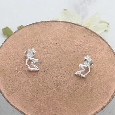 Horse Head Outline Earrings