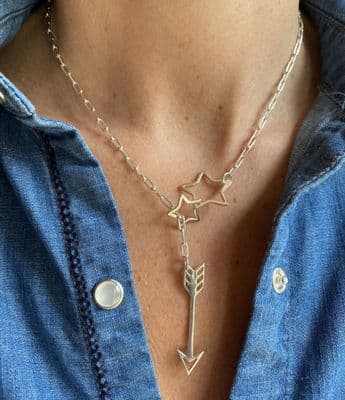 Infinite Star Arrow Necklace
