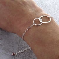 Infinity Birthstone Bracelet
