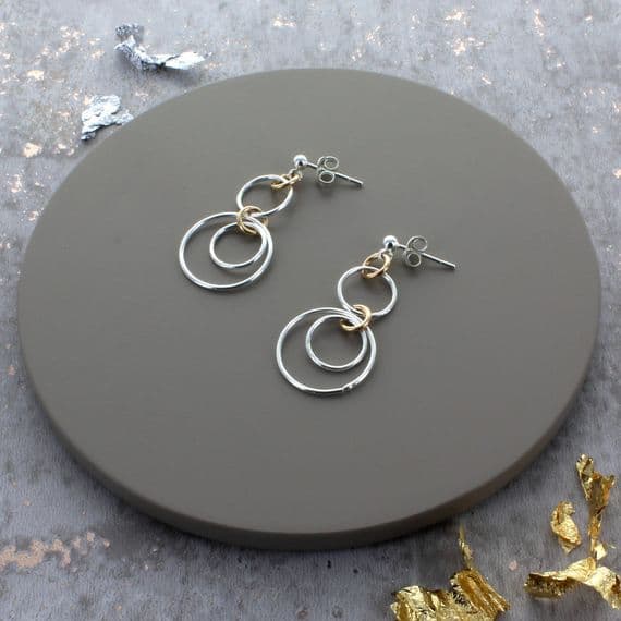 Infinity Circle Earrings