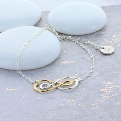 Infinity Double Ring Bracelet
