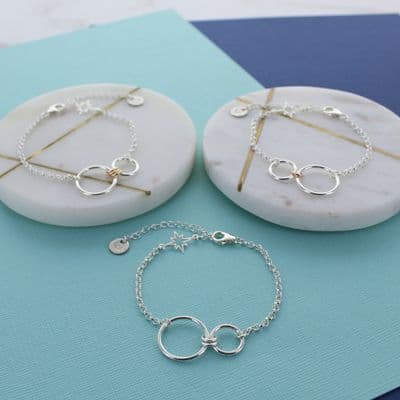 Infinity Family Link Star Bracelet