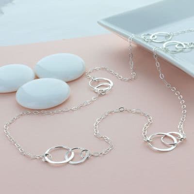 Infinity Link Layered Necklace