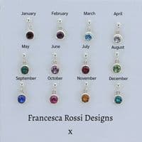 Infinity Personalised Birthstone Necklace
