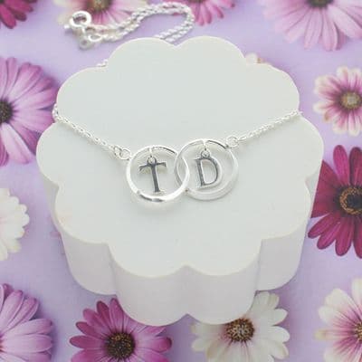 Infinity Personalised Initial Necklace
