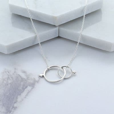 Infinity Symbol Sterling Silver Necklace