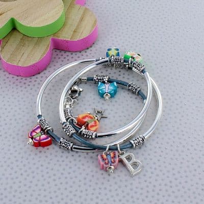 Kids Butterfly Noodle Bracelet