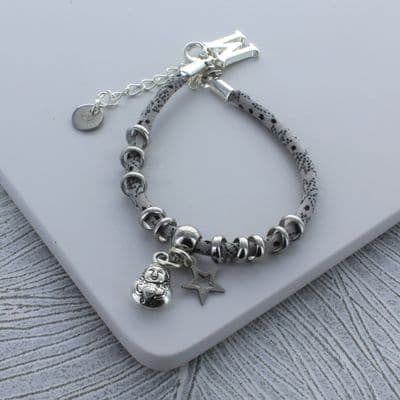 Little Buddha Personalised Fabric Cord Bracelet