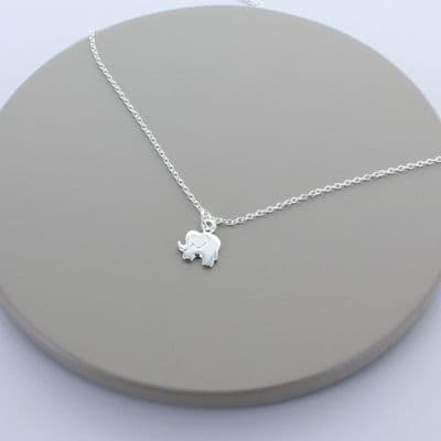 Little Elephant Sterling Silver Necklace