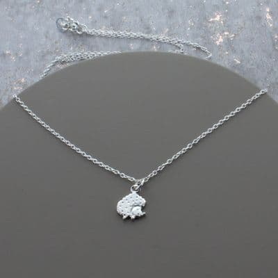 Little Hedgehog Sterling Silver Necklace