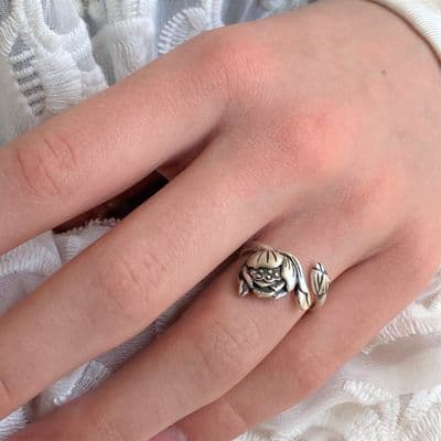 Lotus Vintage Adjustable Ring