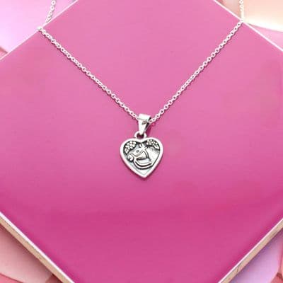 Love Horse Charm Necklace