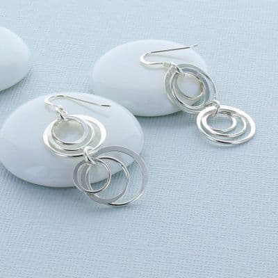 Multiple Circle Statement Earrings