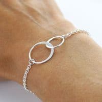 Personalised Infinity Link Bracelet
