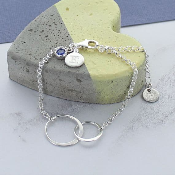Personalised Infinity Link Bracelet