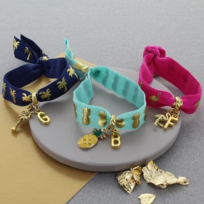 Personalised Stretch Charm Bracelet