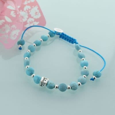 Personalised Turquoise Friendship Bracelet