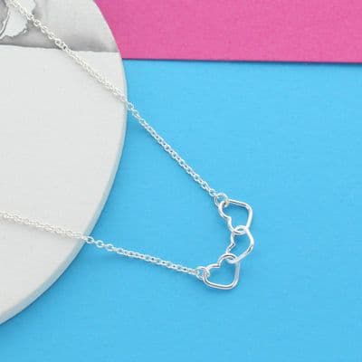 Petite 30th Birthday Heart Necklace