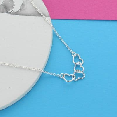 Petite 40th Birthday Heart Necklace