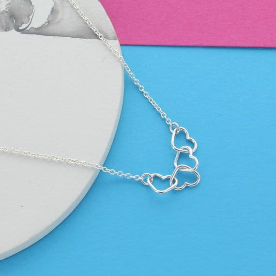 Petite 40th Birthday Heart Necklace