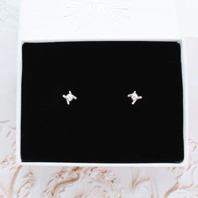 Petite Barbed Wire Stud Earrings