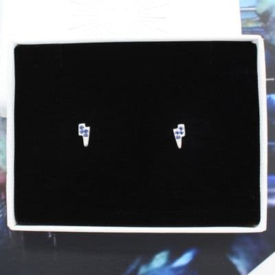 Petite Lightening Bolt Stud Earrings