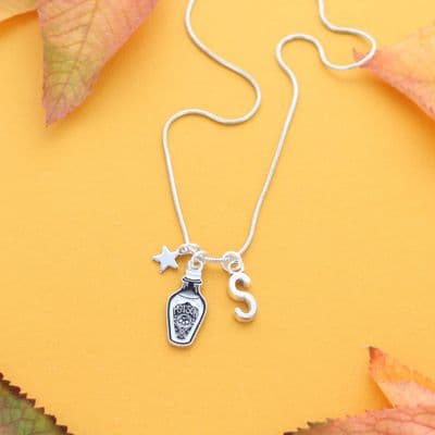 Poison Bottle Personalised Charm Necklace