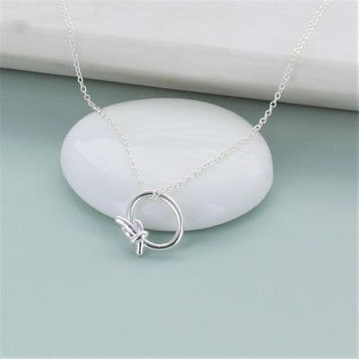 Silver Knot Necklace