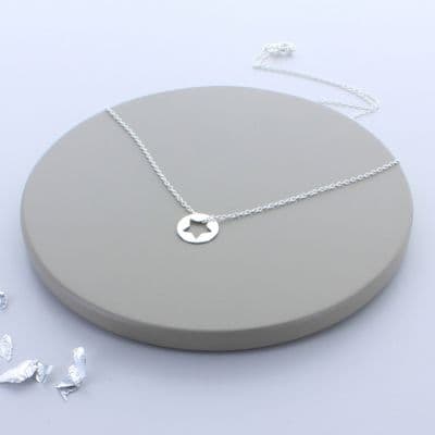 Silver Star Necklace