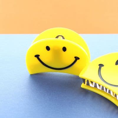 Smiley Face Hair Claw
