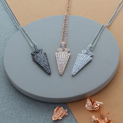 Sparkly Arrow Necklace