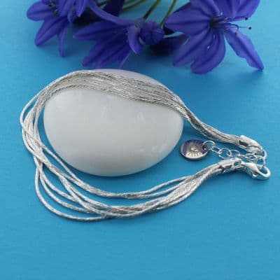 Sparkly Multi Snake Strand Bracelet