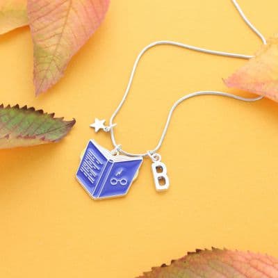 Spell Book Personalised Charm Necklace