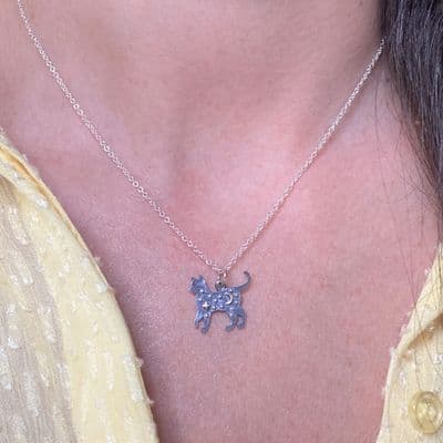 Star And Moon Cat Necklace