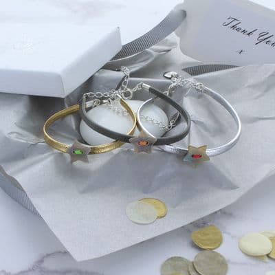 Star Leather Bracelet