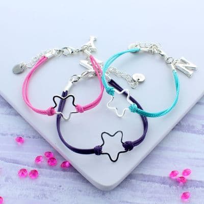 Star Personalised Friendship Bracelet