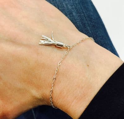 Sterling Silver Tassel Bracelet
