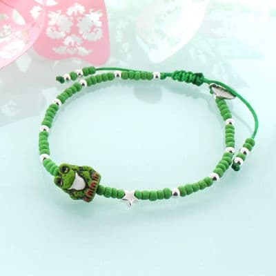 Tibetan frog bracelet
