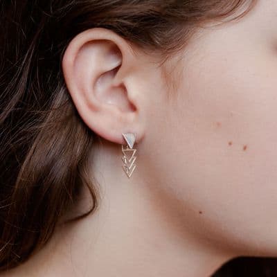 Triangle Drop Earrings