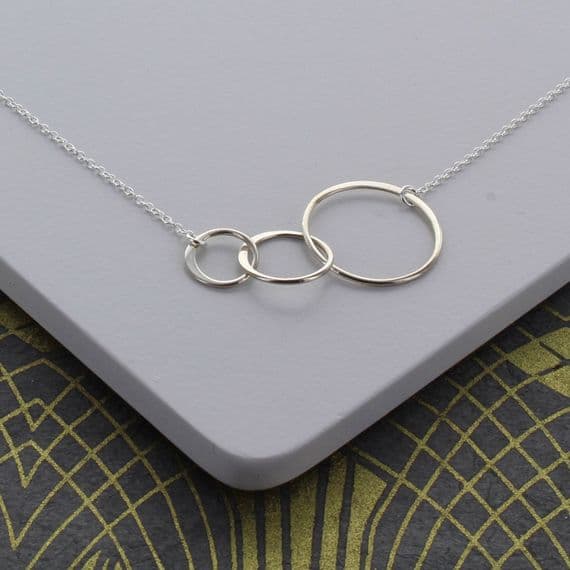 Triple Infinity Link Necklace