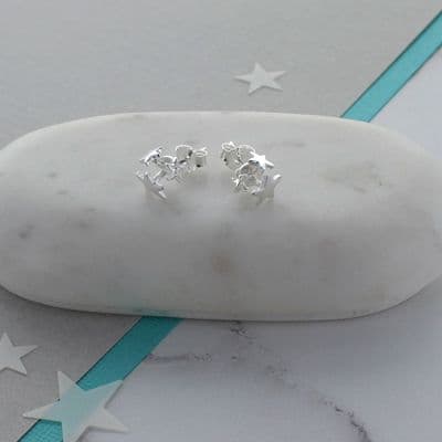 Triple Star Cluster Earrings