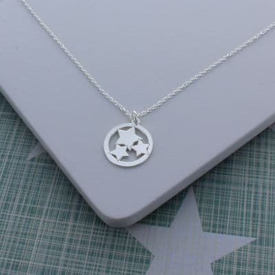 Triple Star Necklace