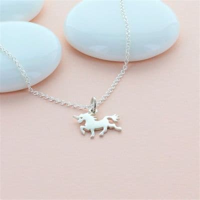 Unicorn Silver Necklace