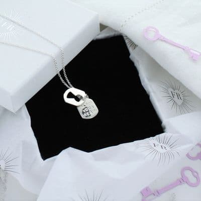Unlock Your Dreams Sterling Silver Necklace