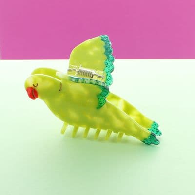 Yellow  Parrot Hair Claw