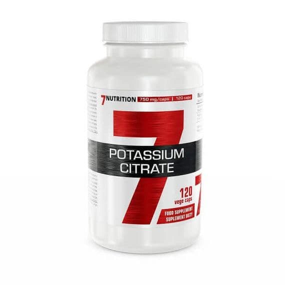 7Nutrition Potassium Citrate 120 Vege Caps