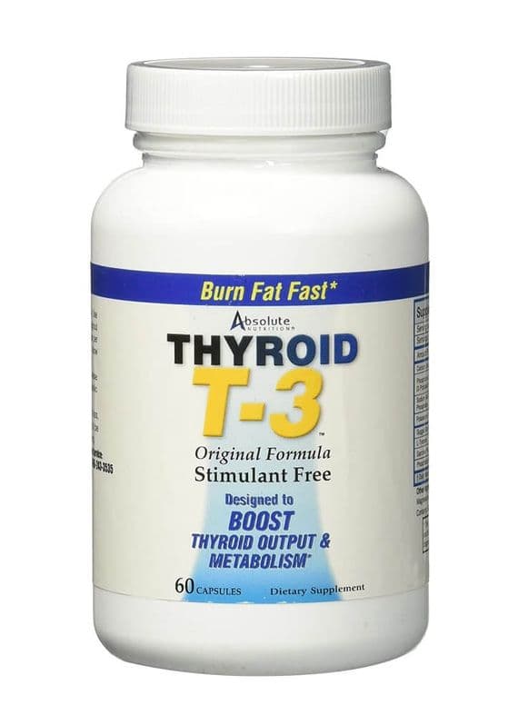 Absolute Nutrition Thyroid T3 60 Caps