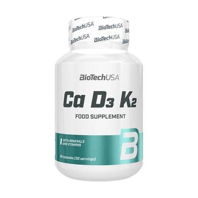 BioTech USA Ca D3 K2 90 Capsules