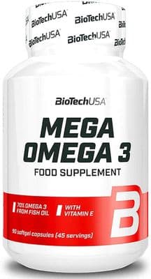 BioTech USA Mega Omega 3 90 Softgel Capsules